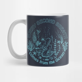 Whispers of the Sea: Mermaid Charms Mug